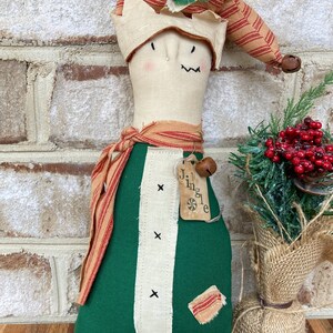Primitive Elf Doll, Christmas Elf Doll, Primitive Christmas Decor ...