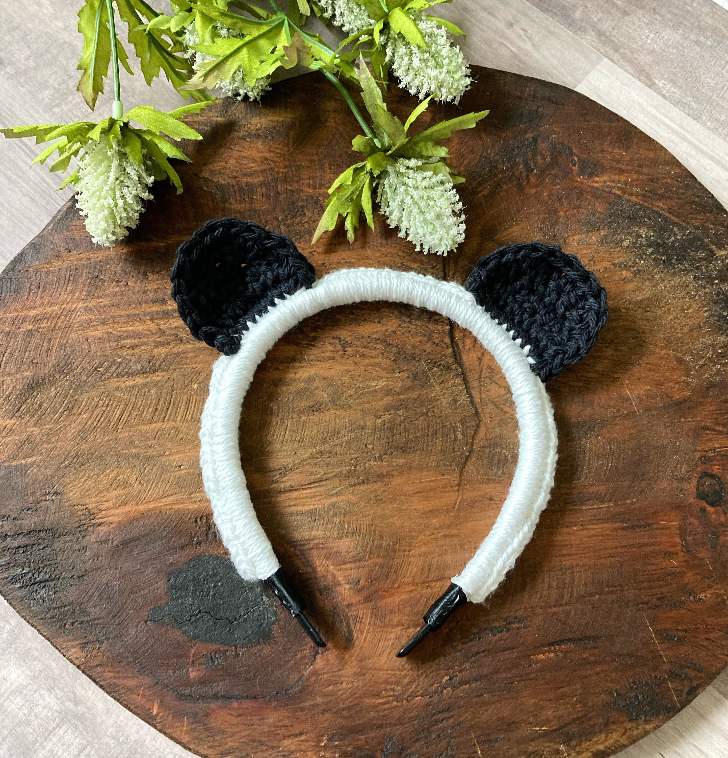 Lot De 2 Serre-têtes Panda – Accessoires Cheveux Animaux Mignons – Cosplay, Fêtes, Filles Et Femmes