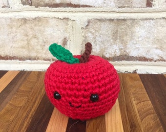 Apple Stress Balls, Apple Plushie, Soft Fidget Toy, Apple Tiered Tray Decor, Christmas Gift for Teacher, Stocking Stuffers for Women Unique