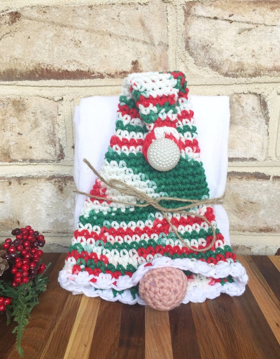 Pomegranate Christmas Tree Tea Towels