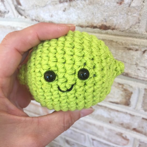 Lime Plushies, Crochet Limes, Lime Stress Balls, Kawaii Plush Toy, Lime Tiered Tray Decor, Cheer Up Gift For College Mom, Lime Lover Gift
