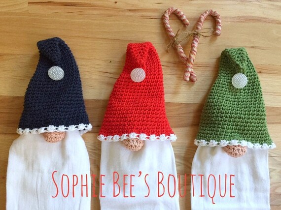 Gnome Christmas Kitchen Towel Holder Scandinavian Gnome Etsy
