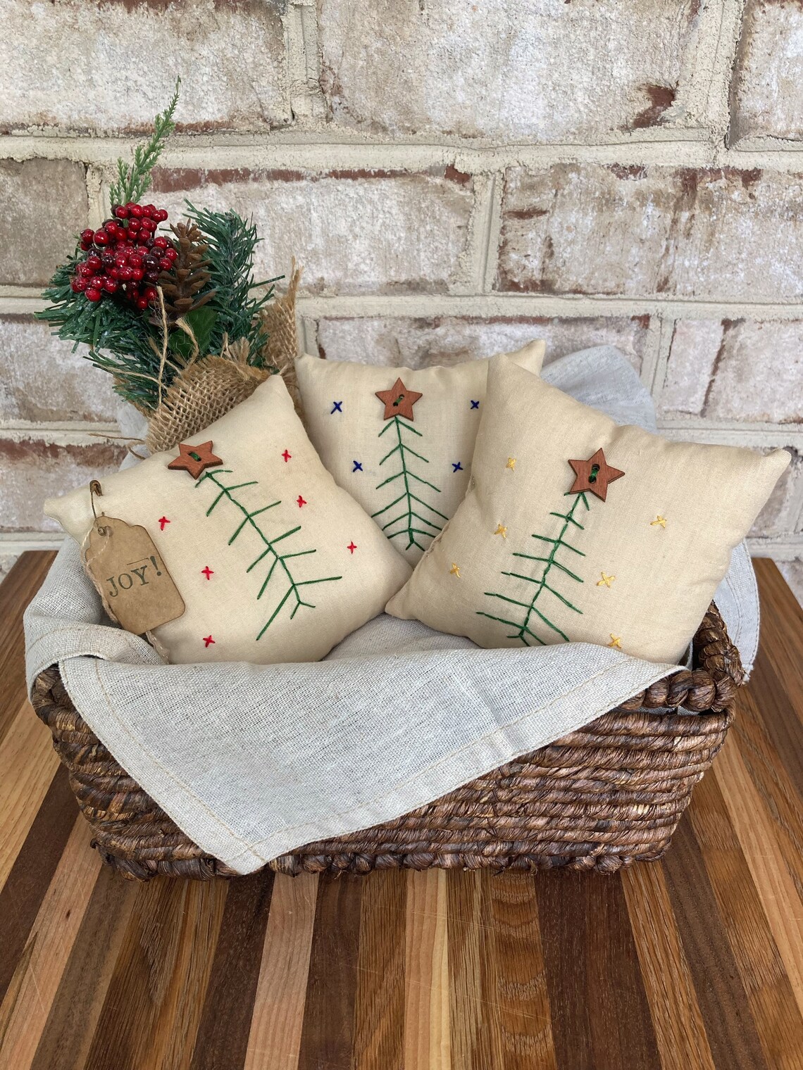 Primitive Bowl Fillers Christmas Christmas Tiered Tray Decor Etsy