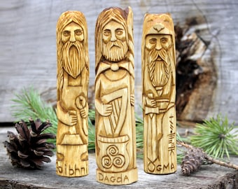 DAGDA GOIBHNIU i OGMA. Celtyccy bogowie. Wicca, wicca, ołtarz, druid, czary, gaelicki.