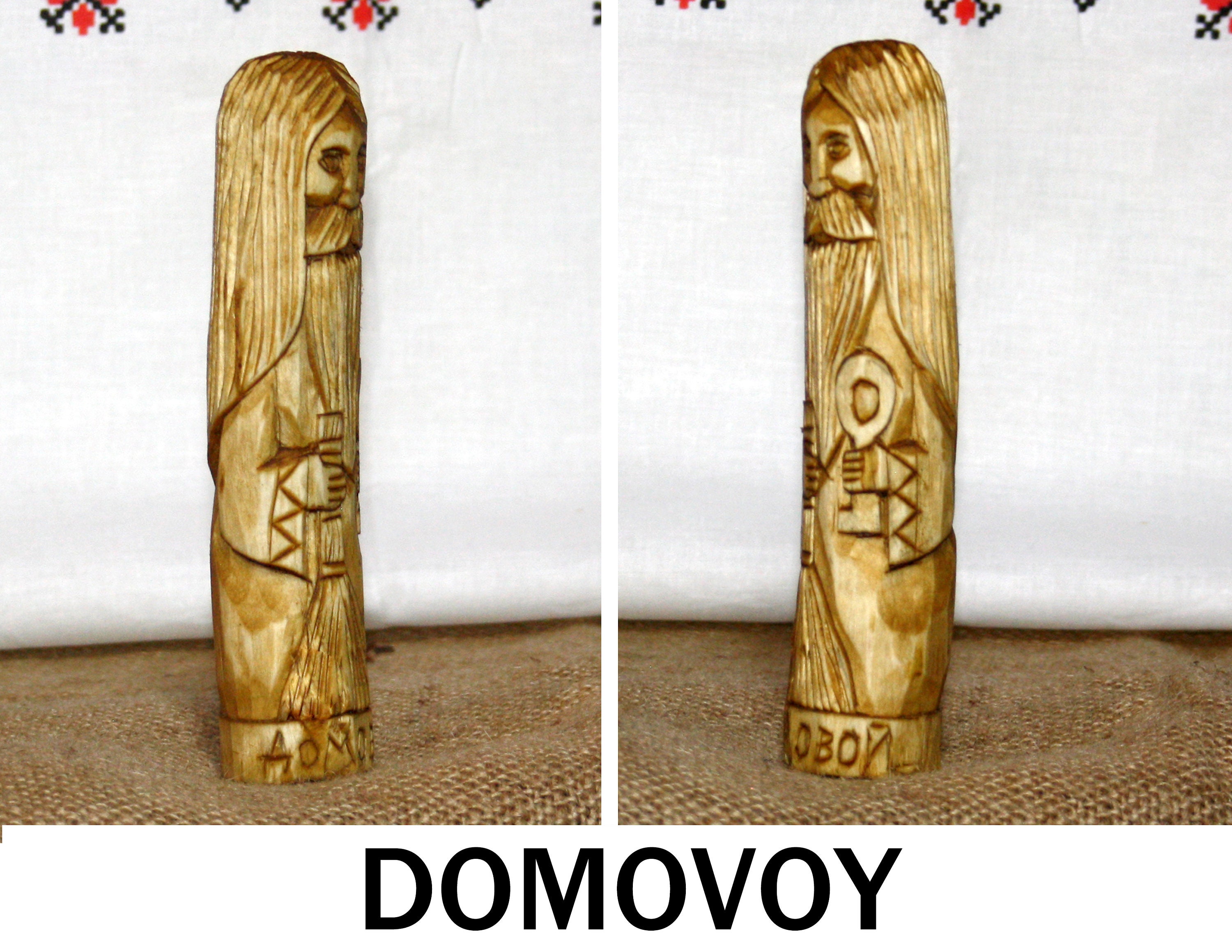 Slavic Gods and spirit SVITOVIT STRIBOG and DOMOVOY. Wooden | Etsy