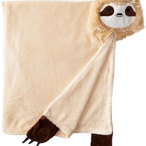 Thnapple Slothy Sloth Wearable Hooded Blanket FREE SHIPPING image 5