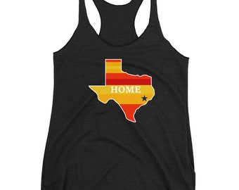 Houston is Home Women's Racerback Tank