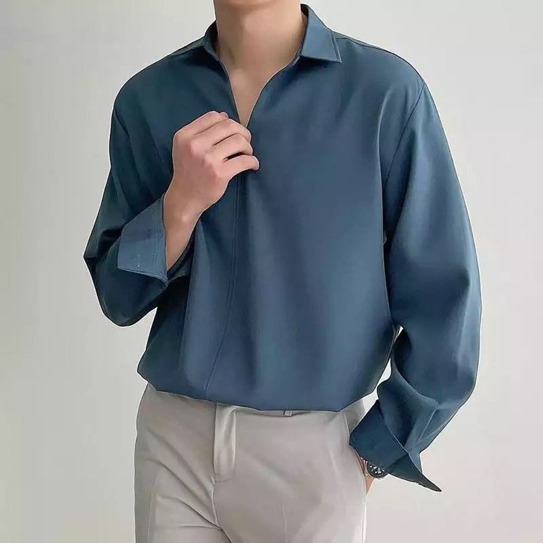 Summer/spring Men Collection Japanese Shirt - Etsy