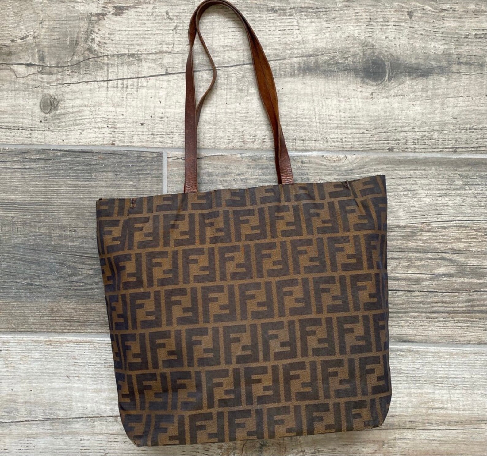 Authentic Vintage Fendi Tote Bag Etsy