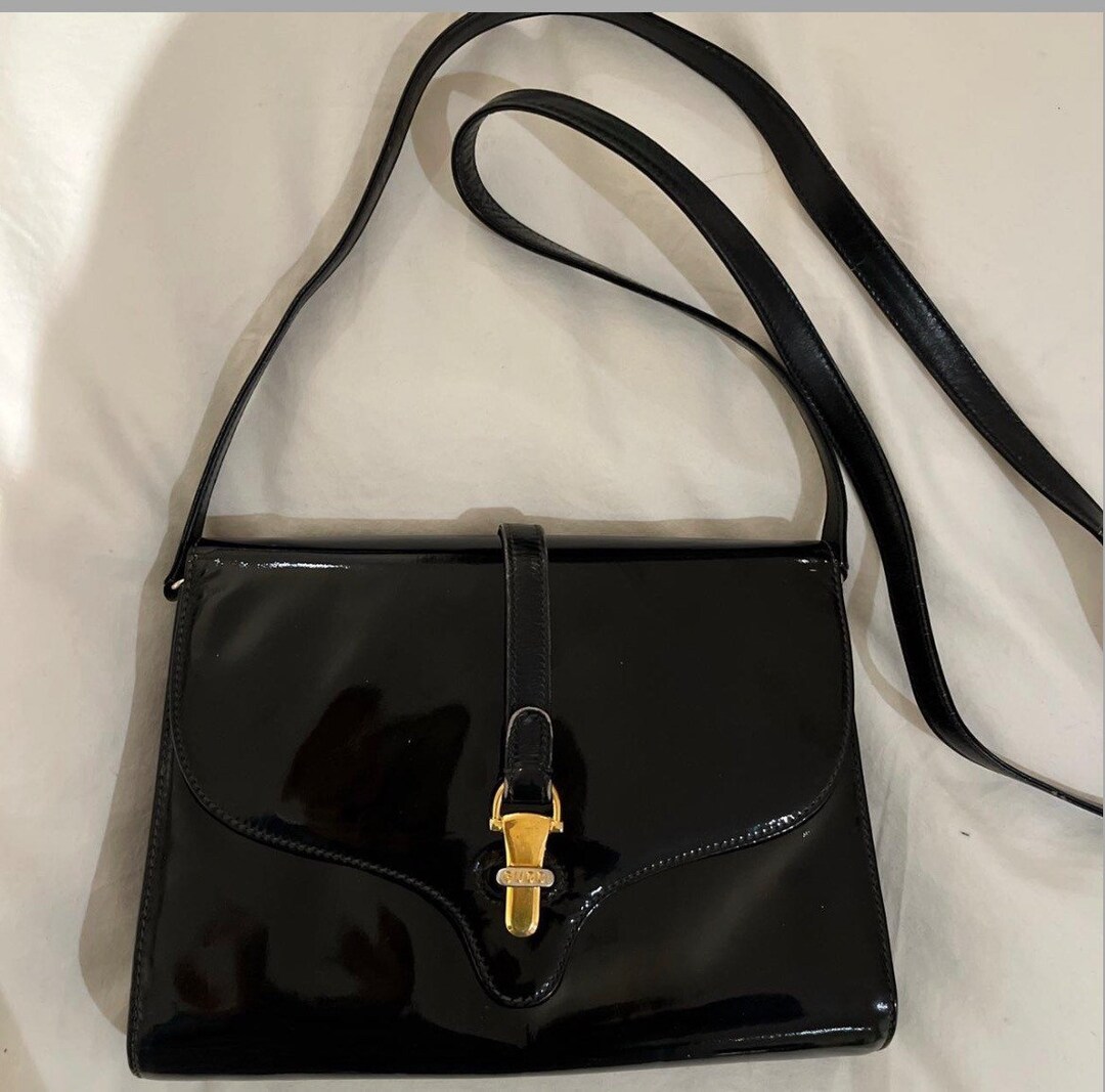 Authentic Vintage Shiny Gucci Bag Etsy