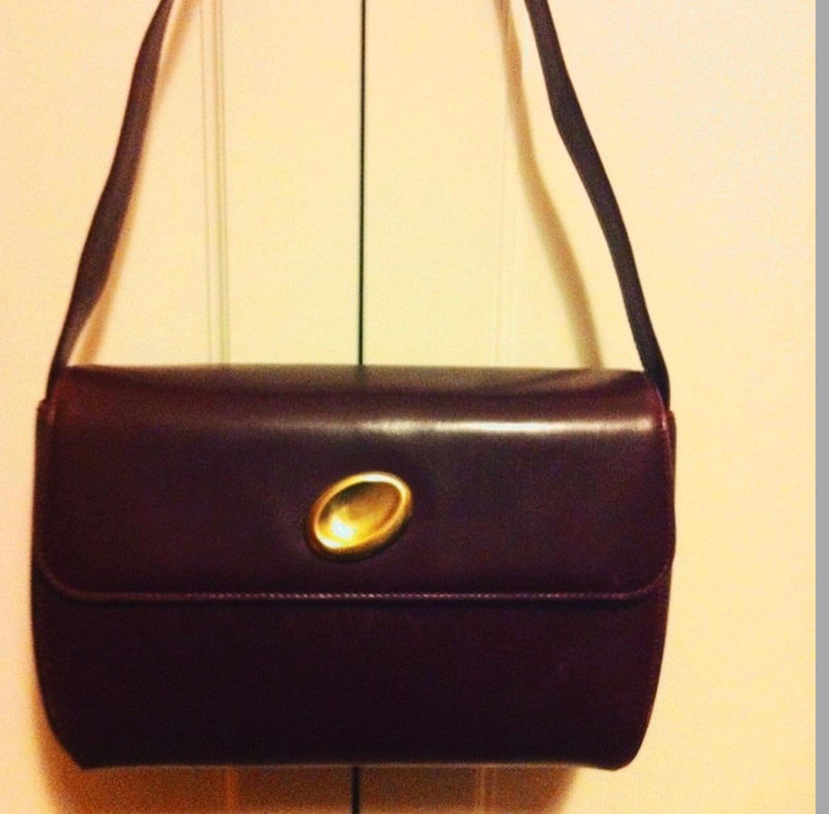 AUTH Vintage Gucci Boat Pochette Mini Shoulder Bag Tan / Brown Monogram  $1350 
