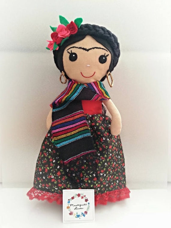 Mexican Frida inspired doll | Etsy