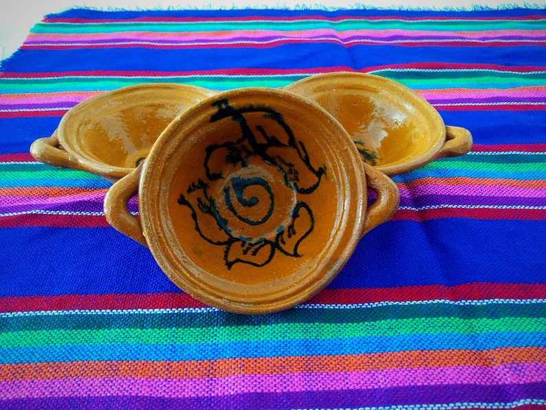 Mexican Clay Cazuelas/ Vintage Mexican Serving Dishes Etsy