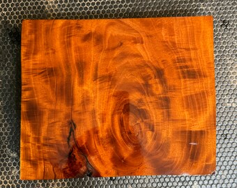 Genuine Mahogany Figured Lumber 2" Thick 001, Crotch, Curl, Ribbon Grain, Honduras