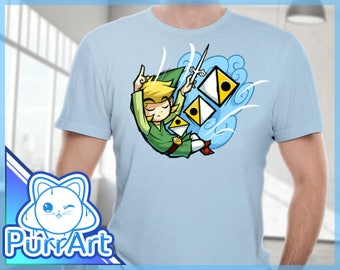 Wind's Requiem  Zelda T-Shirt - zelda shirt the legend of zelda wind waker shirt link tee nintendo fans zelda fans oldschool gaming shirt