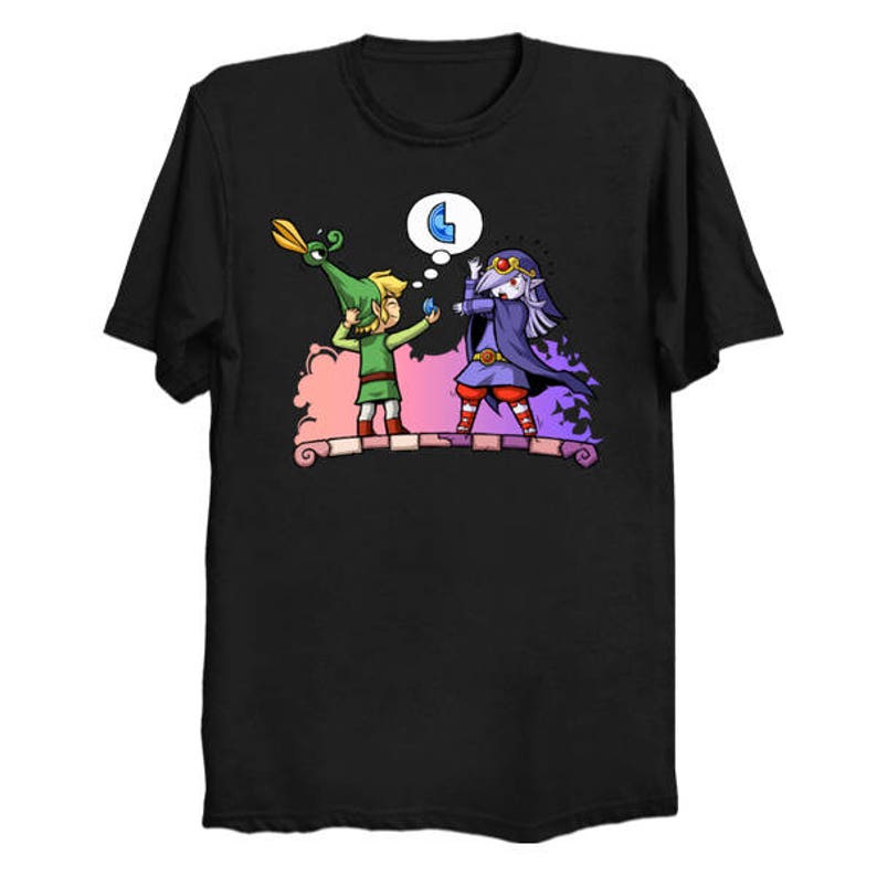 Vaati and Link Zelda T-Shirt Zelda Shirt The Legend of Zelda Minish Cap Shirt Link Tee Vaati Zelda Shirt image 2