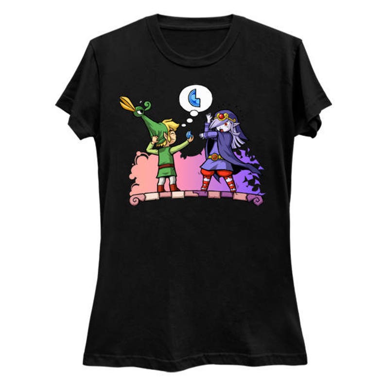 Vaati and Link Zelda T-Shirt Zelda Shirt The Legend of Zelda Minish Cap Shirt Link Tee Vaati Zelda Shirt image 3