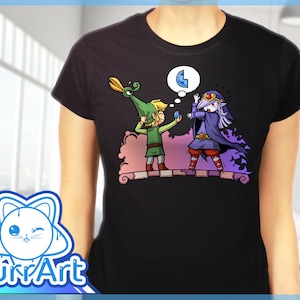 Vaati and Link Zelda T-Shirt Zelda Shirt The Legend of Zelda Minish Cap Shirt Link Tee Vaati Zelda Shirt image 1