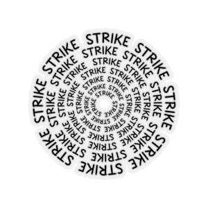 Show Your Support for Workers with Strike Kiss-Cut Stickers in Four Sizes