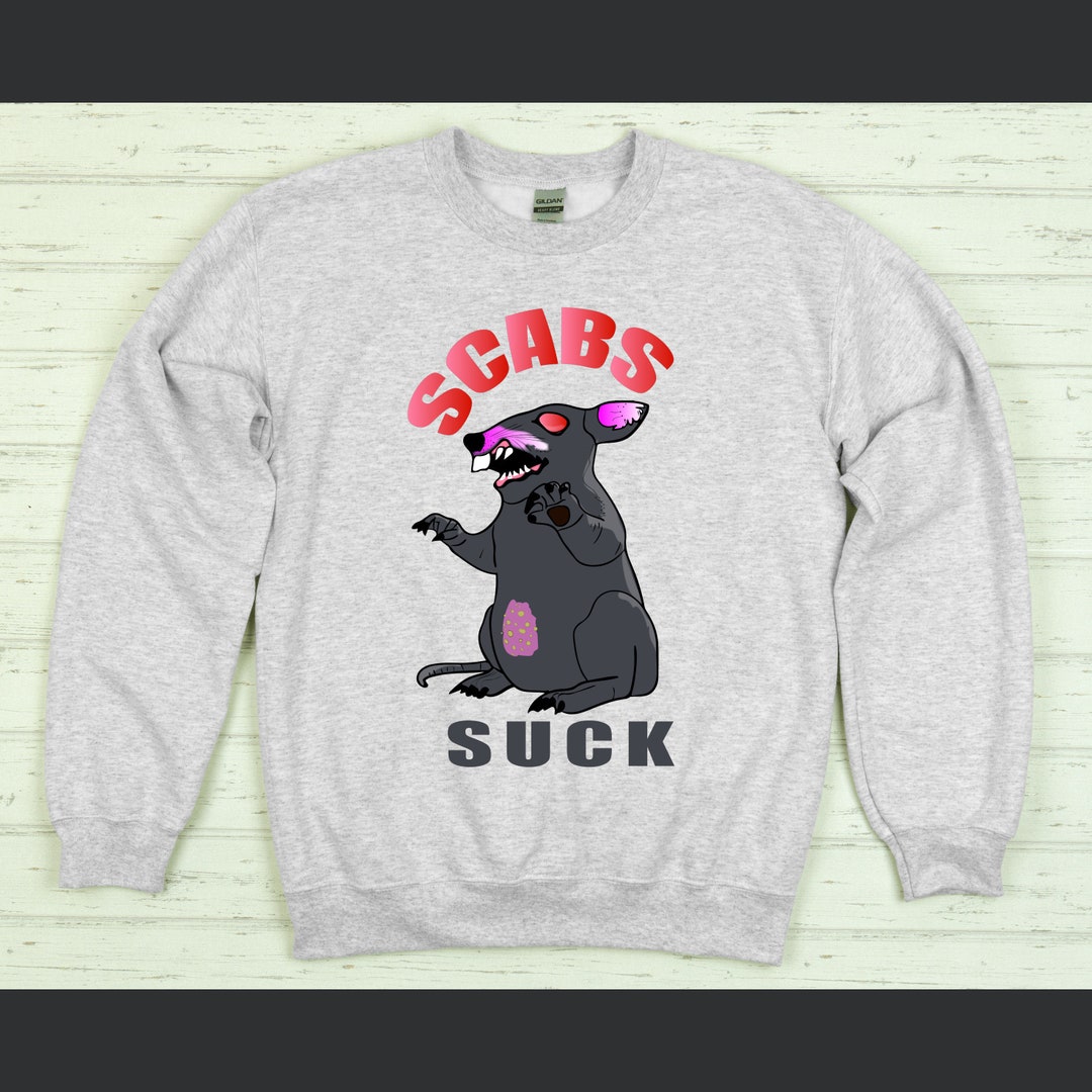 Scabby the Rat Antiscab Hoodie Show Your Support for Labor With 'SCABS