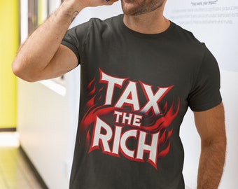 Impuesto a la camiseta de manga corta Rich Unisex Jersey - Camisa anticapitalismo