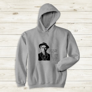 Rebel Spirit: Joe Hill Hoodie with Inspiring Quote on Organizing
