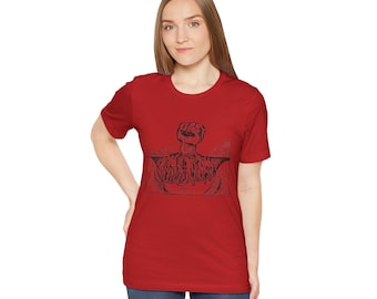 IWW Die Hand, die die Welt regiert - Darstellung der Union Stärke Unisex Jersey Kurzarm T-Shirt