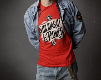 Solidarity is Power - Union Strength and Social Justice Short Sleeve Tee