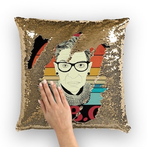Sparkle with Inspiration: Add a Touch of Glam to Your Space with this RBG Sequin Cushion Cover