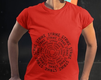 Strike Circle Graphic Tee: Activist Statement Shirt