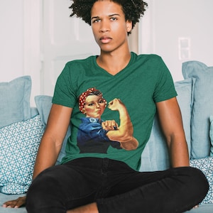 Rosie the Riveter T-Shirt - Celebrate the Iconic Symbol of Women&#39;s Empowerment with this Stylish Tee