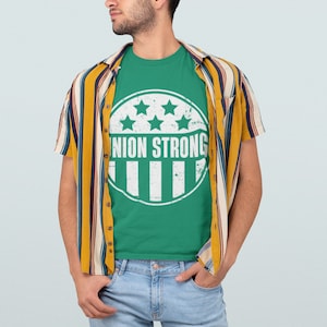 Stars and Stripes Union Strong T-Shirt - Patriotic Apparel for Men and Women