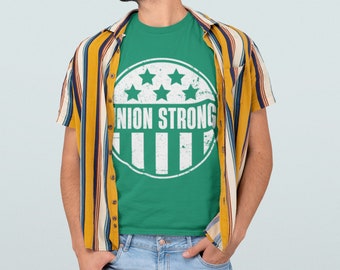 Stars and Stripes Union Strong T-Shirt - Patriotic Apparel for Men and Women