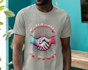 Solidarity is Power Short Sleeve Tee - Working Class Union Strong