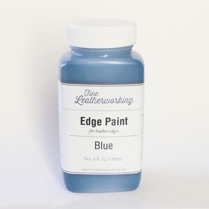 Leather Edge Paint: Blue