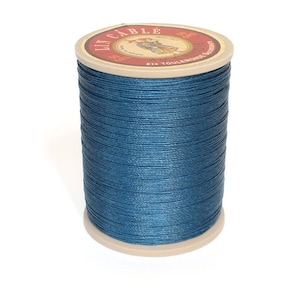 Sajou Waxed  Linen Thread: Blue