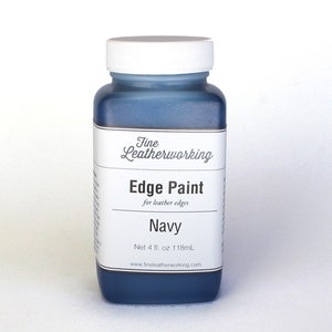 Leather Edge Paint: Navy