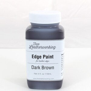 Leather Edge Paint: Dark Brown