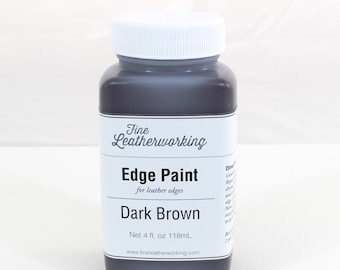 Leather Edge Paint: Dark Brown