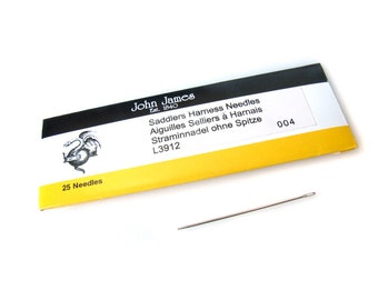 John James Leather Sewing Harness Needles