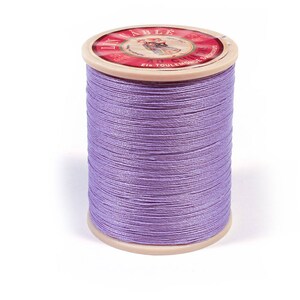 Sajou Waxed  Linen Thread: Mauve