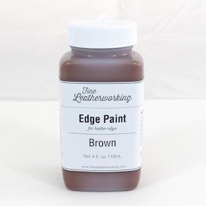 Leather Edge Paint: Brown