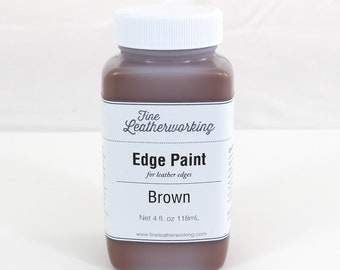 Leather Edge Paint: Brown