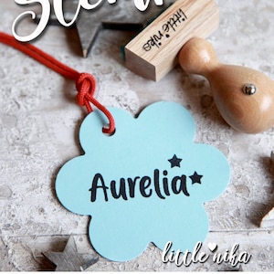 Stempel Kind Name Sternchen personalisiert * Einschulung * Schulanfang