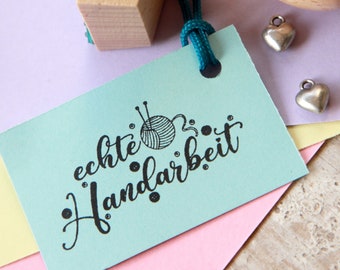 Stempel Holzstempel / Handarbeit / mit Liebe gemacht / Nähen /Stricken