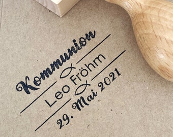 Stempel Kommunion personalisiert