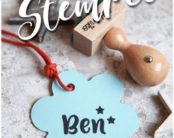 Stempel Kind Name Sternchen personalisiert * Einschulung * Schulanfang