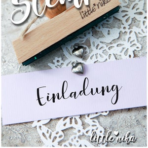 Stempel HOCHZEIT Einladung Hochzeitsstempel