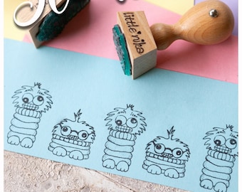 Stempel Set  Monster Duo für Kinder