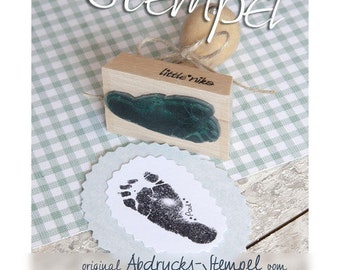 Stempel BABY Fußabdruck vom Original